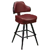 Gioco Premium Casino Bucket Bar Stool with Square Frame