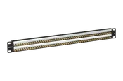 12G+ Micro BNC Coaxial Feed-Through Patch Panel, 2x48, 1RU