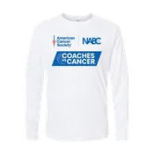 Coaches vs Cancer Performance Long Sleeve T-Shirt - White
