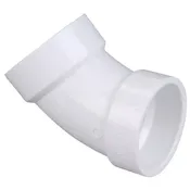 2" PVC DWV 45-Degree Elbow, Box of 50 ($1.53/ea) — Saffron Supply Company