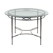 48 INCH ROUND DINING TABLE BASE IN EPOXY COATED STEEL