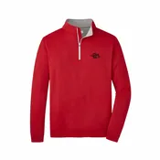 Crazy Hog Perth Stretch 1/4 Zip| Crimson