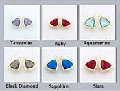 Ariadna - Cubic Zirconia Earrings More Colors - Gold