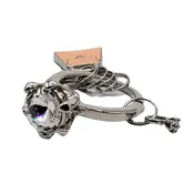 Crystal Clear Solitaire Key Ring