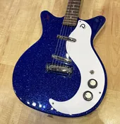 Danelectro 60th Anniversary DC '59 NOS+ Electric Guitar Deep Blue Metalflake — Andy Babiuk's Fab Gear