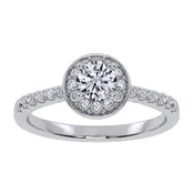 10K 0.50CT Lab Grown Promise Ring 70853