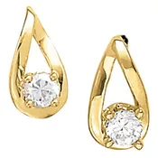 0.25CT Round Diamond Stud Earring