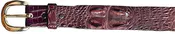 Genuine Australian Saltwater Hornback Crocodile Leather Belt