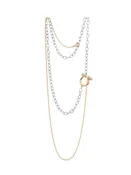 925 Sterling Silver  Multi-Way Screw Clasp Necklace