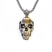 2-Tone Skull Necklace
