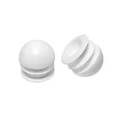 1-1/4" Multi-Gauge Ball Chair Leg Insert | White | Item 30-619