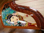 Changge Elite Carved-Out Cloisonné Guzheng "The Drunken Beauty" 长歌牌纯手工掐法珐琅挖筝"贵妃醉酒"