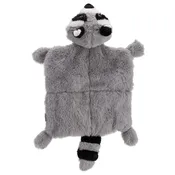 17.5" Raccoon Dog Toy with 4 Squeakers