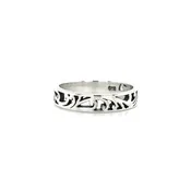 4mm Filigree Squared Band