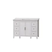 ASPEN 48" WHITE DISTRESSED