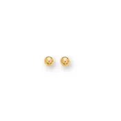 10K Polished Ball Earrings