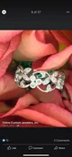 18kt. Floral Design Diamond Ring — Celine Custom Jewelers