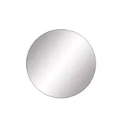 36" Contemporary Wood Round Wall Mirror