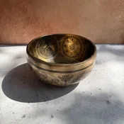 Etched Bowl — F Note, 6.5"