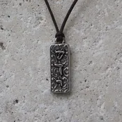 “SHDAI” Keep Doors Of Israel Pendant Necklace