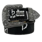Acid Washed Pony Hair Trojan Classic Black/Silver