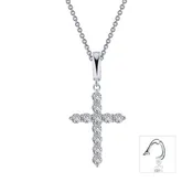 0.55 CTW Cross Pendant Necklace