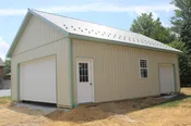 24×34 2-Car Garage with Attic Kit