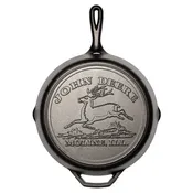 12 Inch Seasoned Cast Iron Skillet, John Deere Hometown