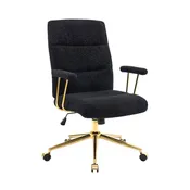 Elegant Textured Boucle Office Chair