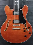 Eastman T59/TV-AMB Amber Truetone Varnish Semi-Hollowbody Maple Electric Guitar