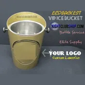 CUSTOM VIP LED ICE BUCKETS – Laser Cut Logo Optional