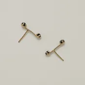 Andy Earrings - Onyx