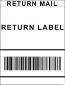 Return Label (Physically Included in Package)