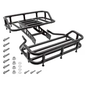 Utility Rack Set – Front and Rear – Black