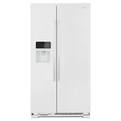 36" SIDE BY SIDE REF W/ WATER AND ICE (WHITE)