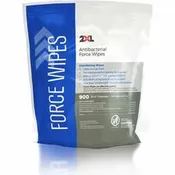 2XL Antibacterial Force Wipes Bucket Refill - Non-irritating, Soft, Hygienic, Durable, Absorbent, Anti-bacterial, Disposable, Disinfectant, Non-irritating, Absorbent, Refillable - White - 900/Pack - 4 / Carton