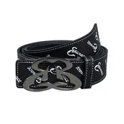 Ethicrace Print Gun Metal Leather Belt