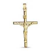 14k Gold Crucifix Pendant