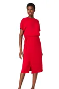 AirEssentials Midi Wrap Dress