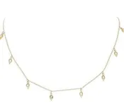 EMILY NECKLACE | 14K & Diamonds