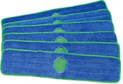 CleanAide® 24-inch Spot Cleaning Twist Yarn Microfiber Mop Pad with Scrubber – 6 Pack