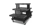Five Step Mobile Pyramid Display 36x63x42