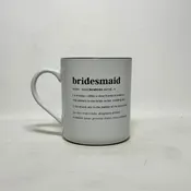 ABOUT FACE CERAMIC MUG BRIDESMAID 20 OZ