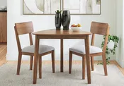 Tameride Brown 3pc. Triangle Dining Set