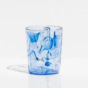 Aegean Swirl 14oz Double Old Fashioned, Blue
