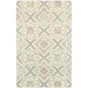 HomeRoots Wool Geometric Hand Tufted Area Rug