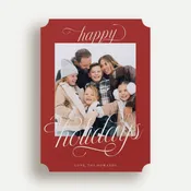 Classic Letters Holiday Card