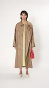Aerial Steel Coat in Beige