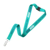 Custom Breakaway Lanyard | Full Color Print | Soft Polyester | Bulldog Clip Attachment