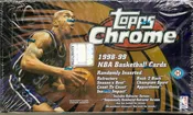 1998/99 TOPPS CHROME BASKETBALL HOBBY 10CT CASE ( VERY RARE CASE TO FIND SEALED )